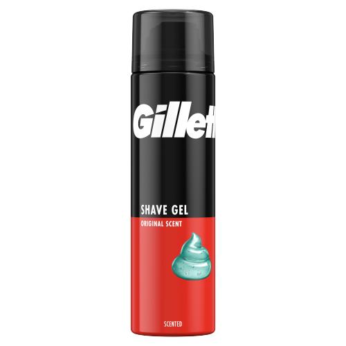 ژل اصلاح ژیلت Gillette با رایحه Original Scent مناسب انواع پوست حجم ۲۰۰ میل