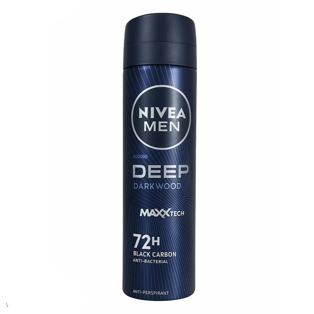 اسپری ضد تعریق بدن نیوا  مردانه  black carbon dark wood حجم ۱۵۰ میل